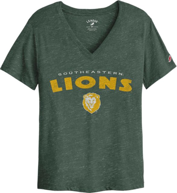 Southeastern Louisiana University Lions Women's V-Neck Short Sleeve T-Shirt
