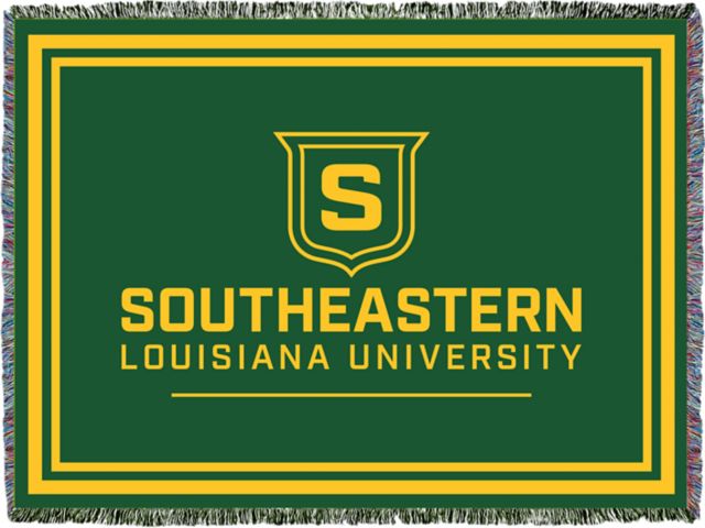 Southeastern Louisiana University Afghan Blanket