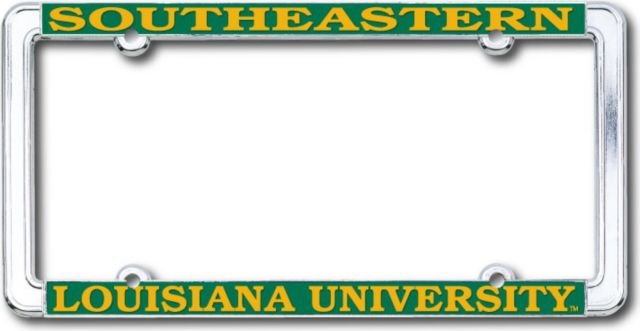 Southeastern Louisiana University Chrome License Plate Frame