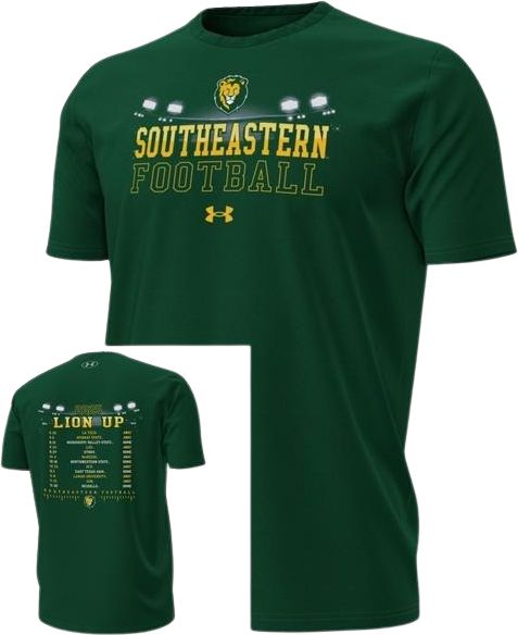 Southeastern Louisiana University 2025 Football Schedule Short Sleeve T-Shirt