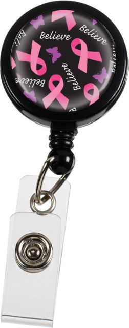 RETRACTEZE ID HOLDER IN SLIDE PACK-PINK RIBBONS
