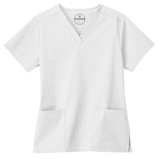 Ladies Two Pocket Scrub Top M
