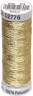 24 Gold 200m Gutermann Metallic Thread - Metallic Thread - Threads