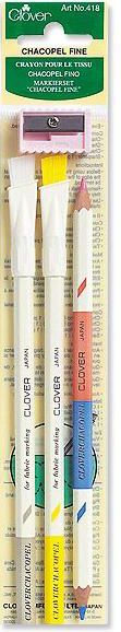 Clover Chacopel Fine Marking Pencils Set 3