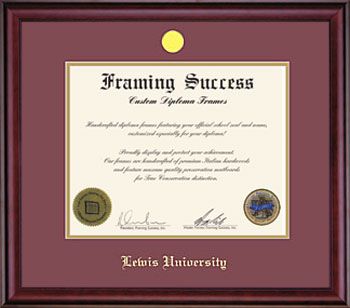 Lewis University 8'' x 10'' Classic Diploma Frame