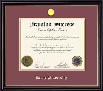 Lewis University 8'' x 10'' Prestige Diploma Frame