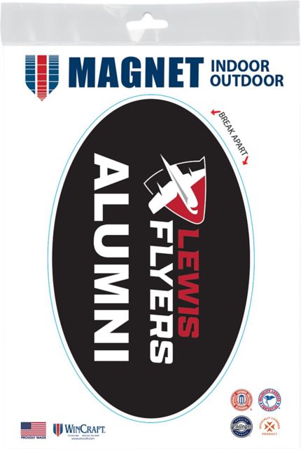 Lewis University Alumni 3.5 x 5.5 Oval Magnet