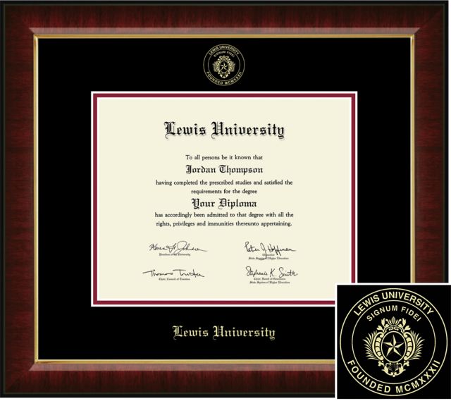 Church Hill Classics Embossed Murano Diploma Frame. Bachelors, Masters, PhD. - ONLINE ONLY