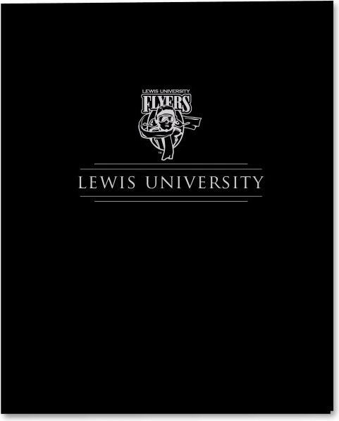 Lewis University Flyers Folder 2 Pocket