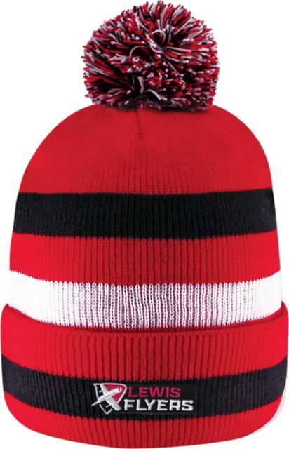 Lewis University Knit Cuff Pom Hat