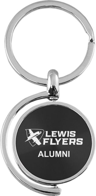 Lewis University Spinner Keychain