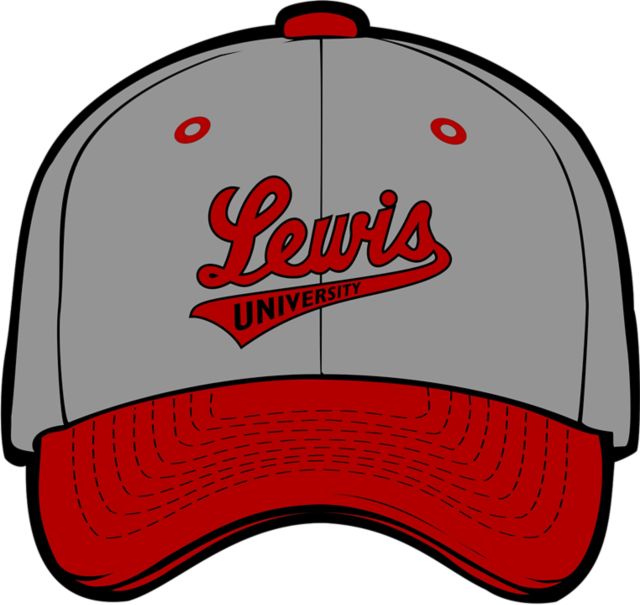 Lewis Mesh Back Unstructured Low Profile Hat Lewis LU Monogram