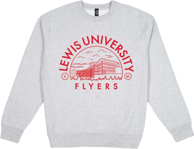 Lewis University Premium Heavyweight Pullover Fleece Crewneck - ONLINE ONLY