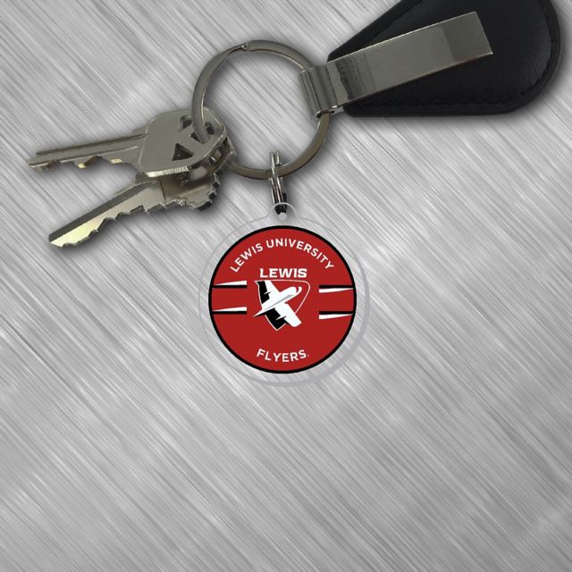 Lewis University Flyers Laser Cut Keytag