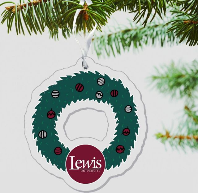 Lewis University Flyers 3"x4" Ornament