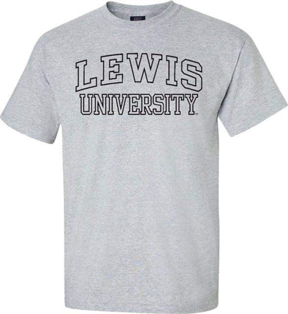 Lewis University Mascot Long Sleeve T-Shirt Sport Grey / Small