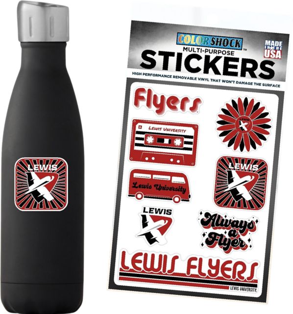 Lewis University 7.5'' x 7.5'' Sticker Sheet