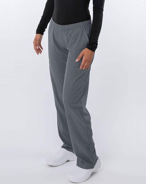 Pantalon médical à cordon de serrage, 4&nbsp;poches, granite, taille&nbsp;XXS