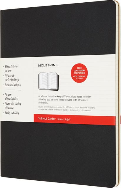 Moleskine Cahier Journals XXL, Black and Kraft Brown , Soft