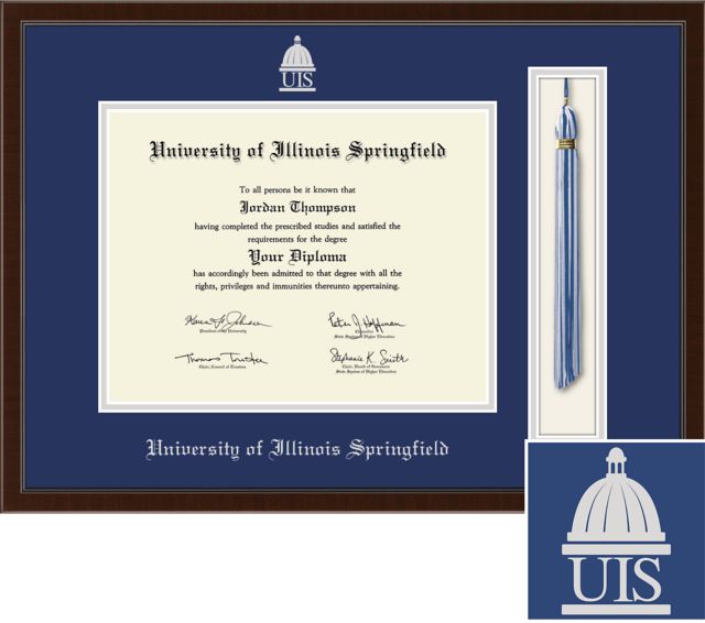 Church Hill Classics Tassel Diploma Frame. Bachelors, Masters. - ONLINE ONLY