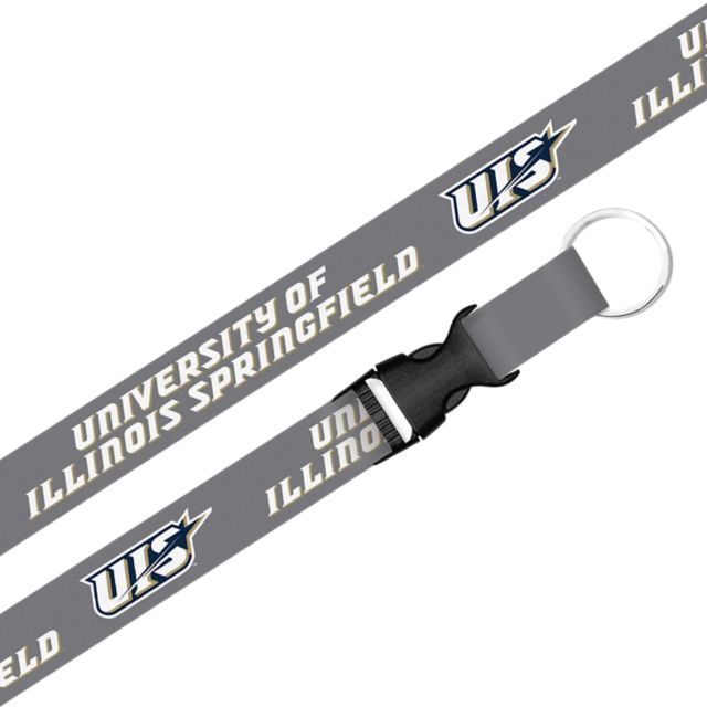 University of Illinois at Springfield Lanyard with Buckle