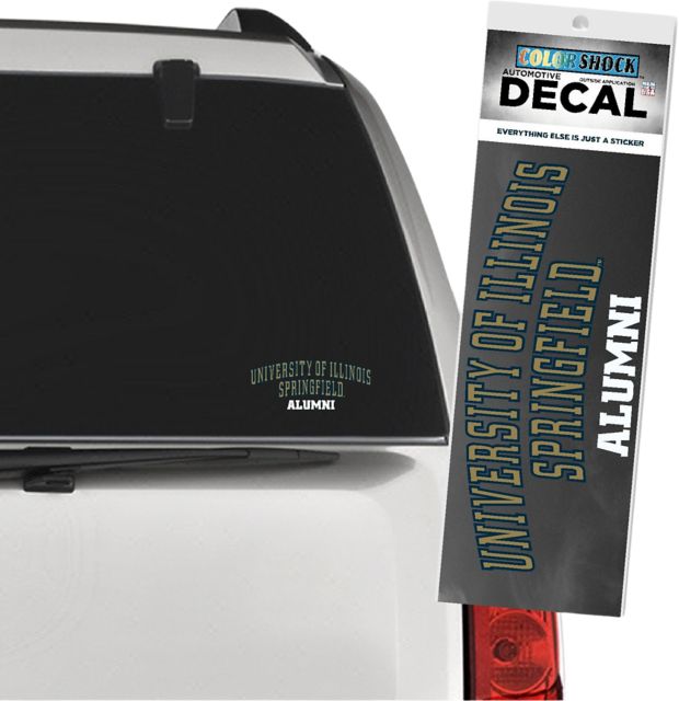 University of Illinois at Springfield Prairie Stars Alumni Decal