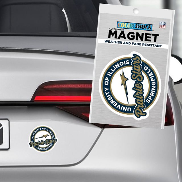 University of Illinois at Springfield Prairie Stars 4x4 Magnet