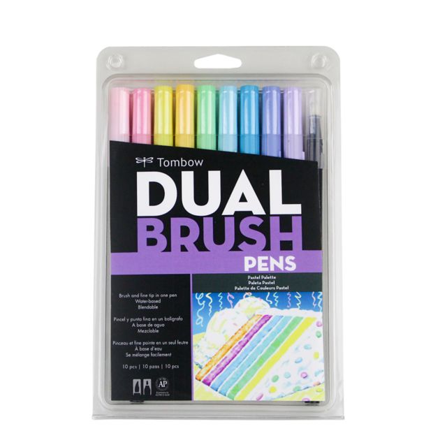 ABT DUAL BRUSH SET 10/PASTEL