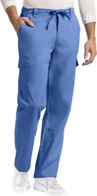 Men's Cargo 6 Pocket Scrub Pant Ceil Blue 2XL