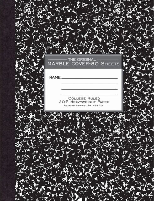 Pen+Gear Poly 1-Subject Notebook, College Ruled, 100 Heavyweight Sheets 