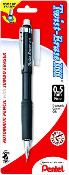 Pencil .5mm Twist Erase III