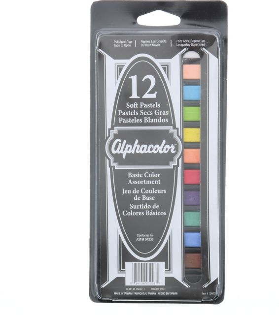 Alphacolor Pastels  12-Color Set