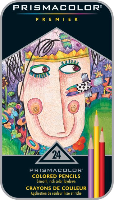 Prismacolor Premier Thick Core Colored Pencil 24 Ct Set