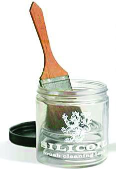 Silicoil Brush Cleaning Tank Jar 12Oz