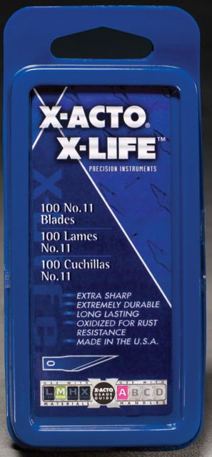 BLADE #11 FINE PT X-LIFE 100CT