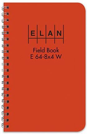 Elan E64-8X4W Wire-Bound Field Book