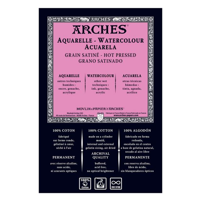 ARCHES 140-POUND HOT PRESS 22X30