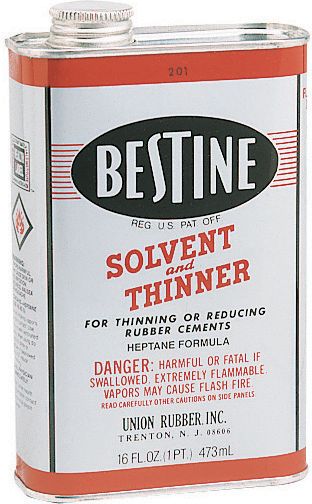 BESTINE RUBBER CEMENT THINNER PINT