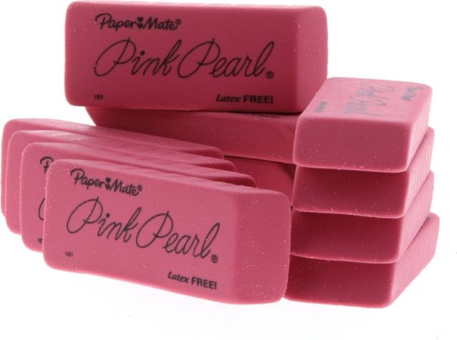 Paper Mate Large Pink Pearl Erasers