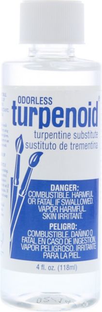 Turpenoid - Size: 4 oz. (118ml) - NOT FOR SALE IN THE FOLLOWING STATES: CA,  CO, CT, DE, MD, NH, NY, OH, RI or UT