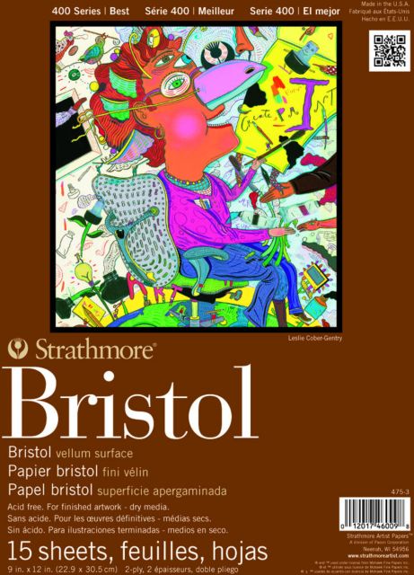 Strathmore 11 x 14 400 Series Vellum Bristol Pad