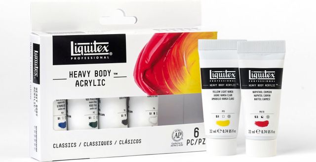 HEAVYBODY ACRYLIC COLOR SET OF 6