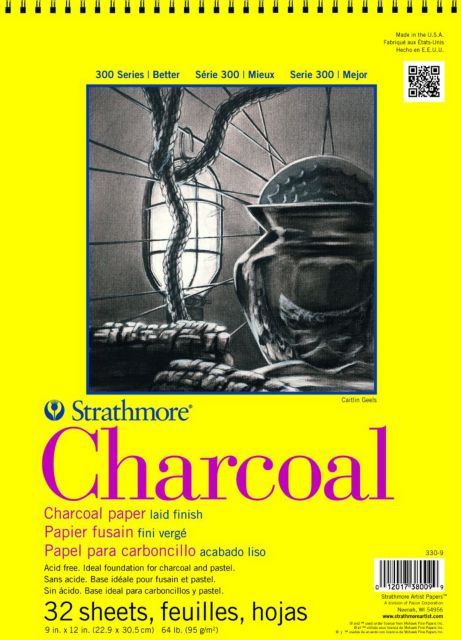 CHARCOAL 300 11X17 SPIRAL BOUND 32 SHEETS
