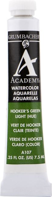 ACADEMY WATERCOLOR HOOKER'S GREEN LIGHT 7.5ML