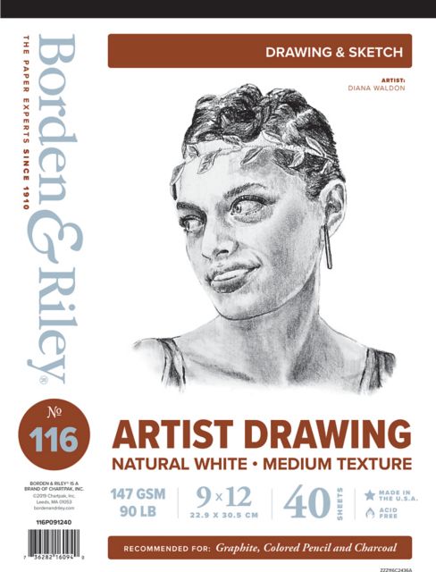 SKETCH VELLUM PAD 9X12 40 SHEETS