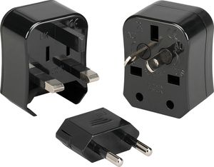 Kanex Power Plug Universal 3-in-1 Travel AC Wall Adapter Set - ONLINE ONLY