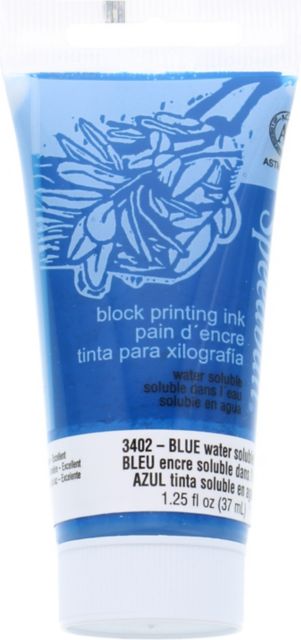 Block Ink Water Based 1.25 oz Blue