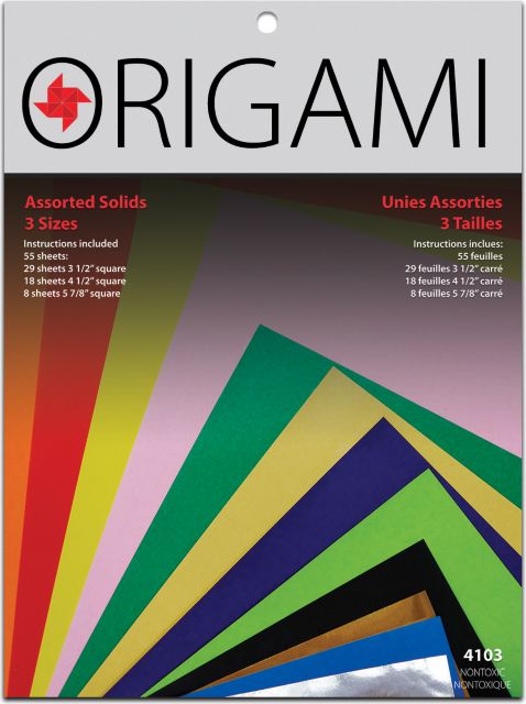 ORIGAMI 55 ASSORTED SHEETS - SMALL