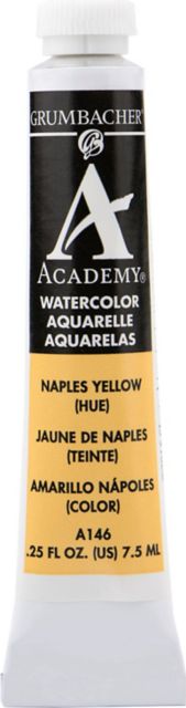 ACADEMY WATERCOLOR NAPLES YELLOW 7.5ML