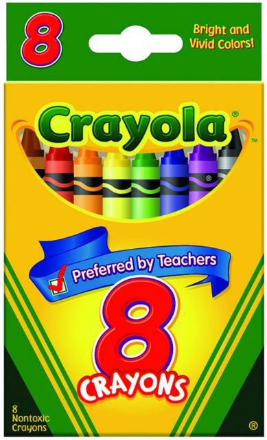 CRAYOLA CRAYONS 8 COUNT